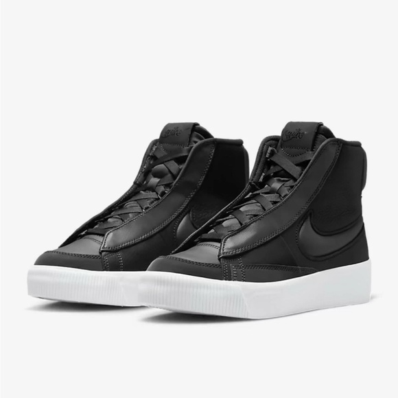 NEW Nike Blazer Mid Victory Women’s Black Off Noir'DR2948-001 Platform Boots 11 - Picture 5 of 8